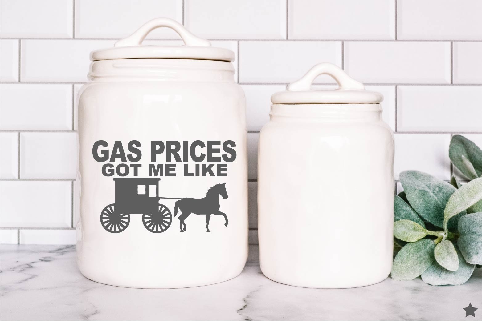 Gas Prices Got Me Like Amish Decal Sticker High Inflation Buggy Anti MAGA Trump