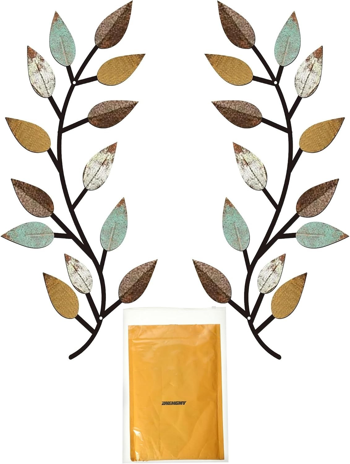 Lightweight Leaf Wall Decor – 2-Piece Set for Easy Hanging and Beautiful Spaces