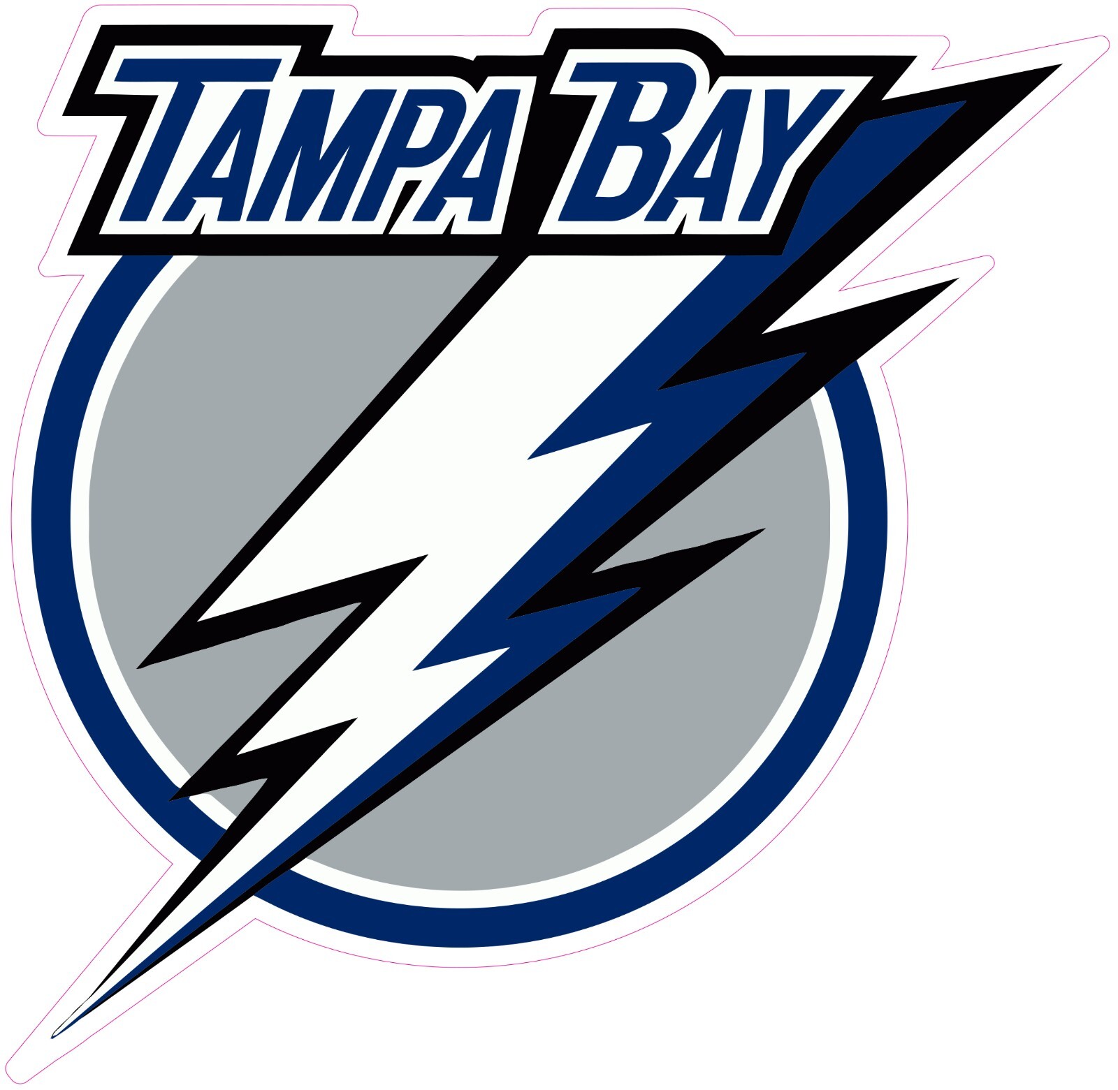 Tampa Bay Lightning Hockey Vinyl Decal Sticker Car Truck Bumper Laptop Tumbler