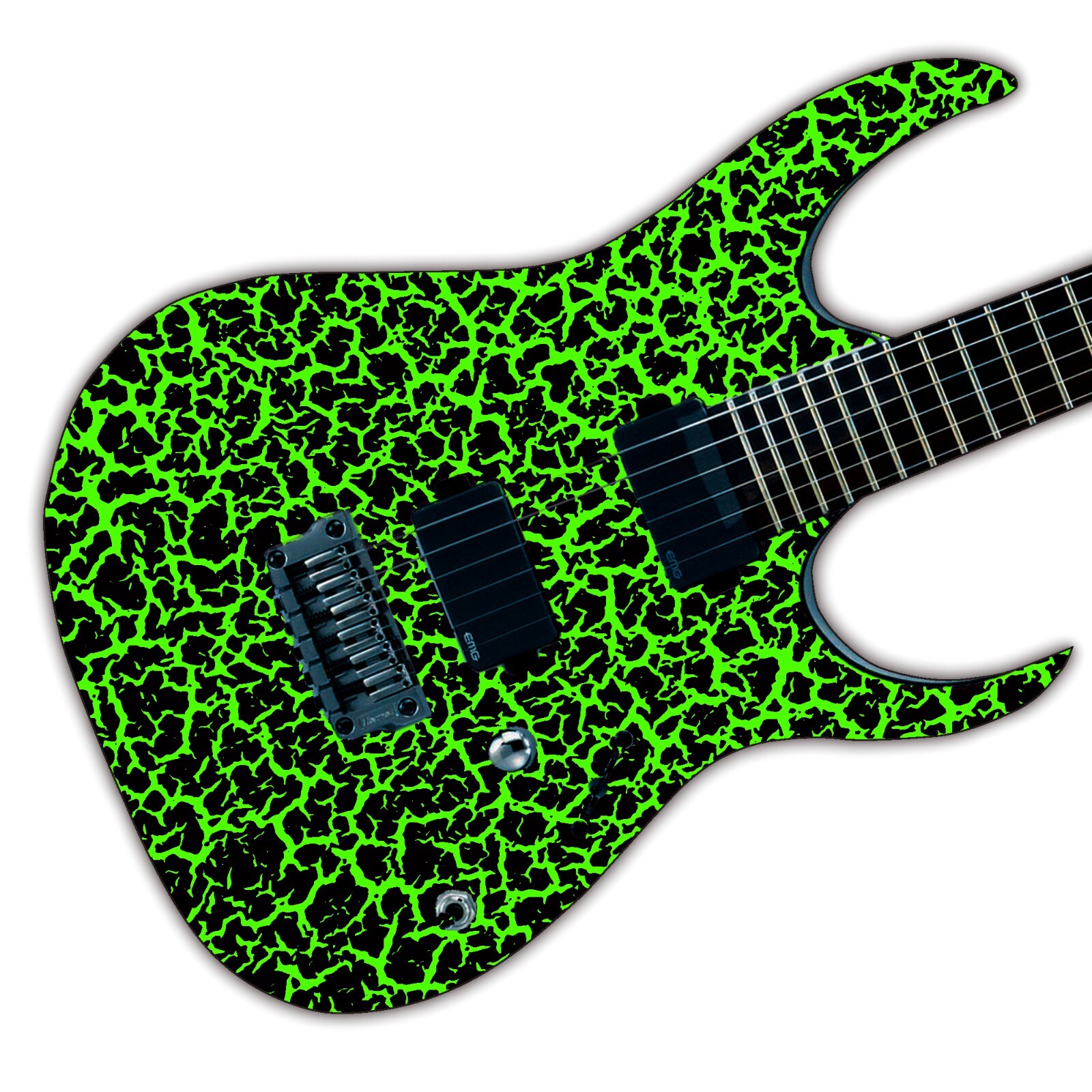 80's Metal Crackle Paint Selection Guitar/Bass Skin Wrap Sticker Skins 9 choices