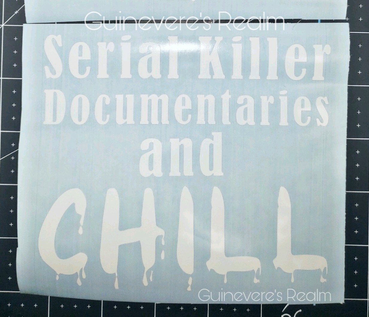 Serial Killer Documentaries and Chill True Crime Vinyl Decal Car Window Sticker