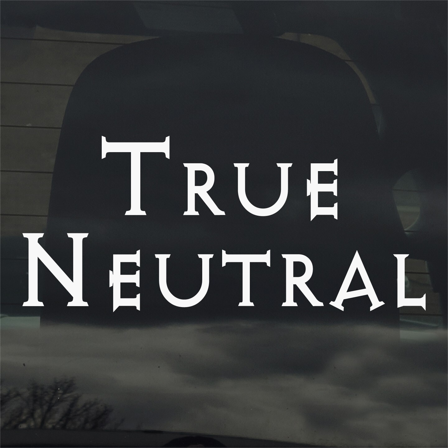 True Neutral Alignment Vinyl Sticker Decal RPG TTRPG Gaming Role Play
