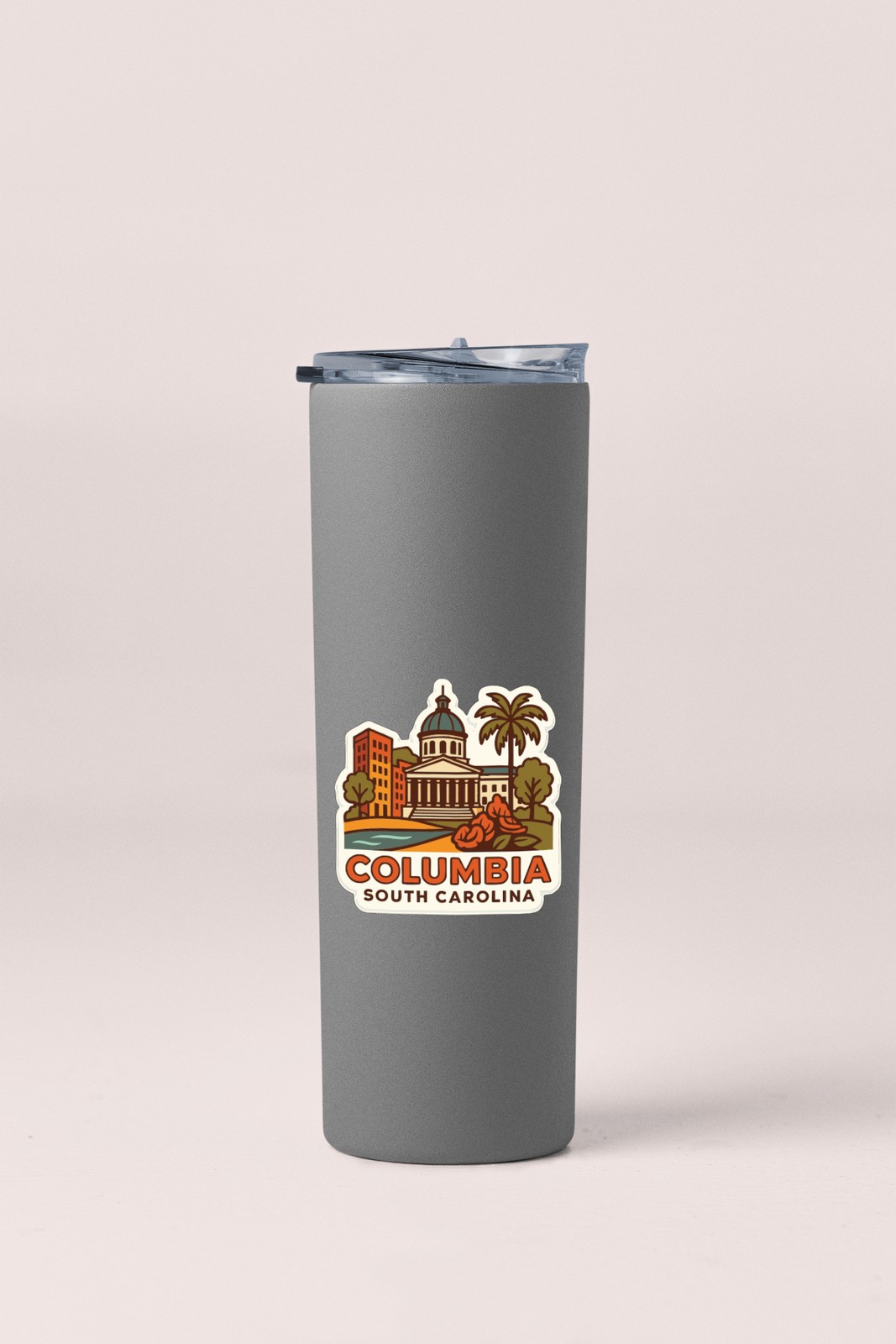 Columbia South Carolina Sticker Decal Vinyl Die-Cut City Skyline Landmark Design
