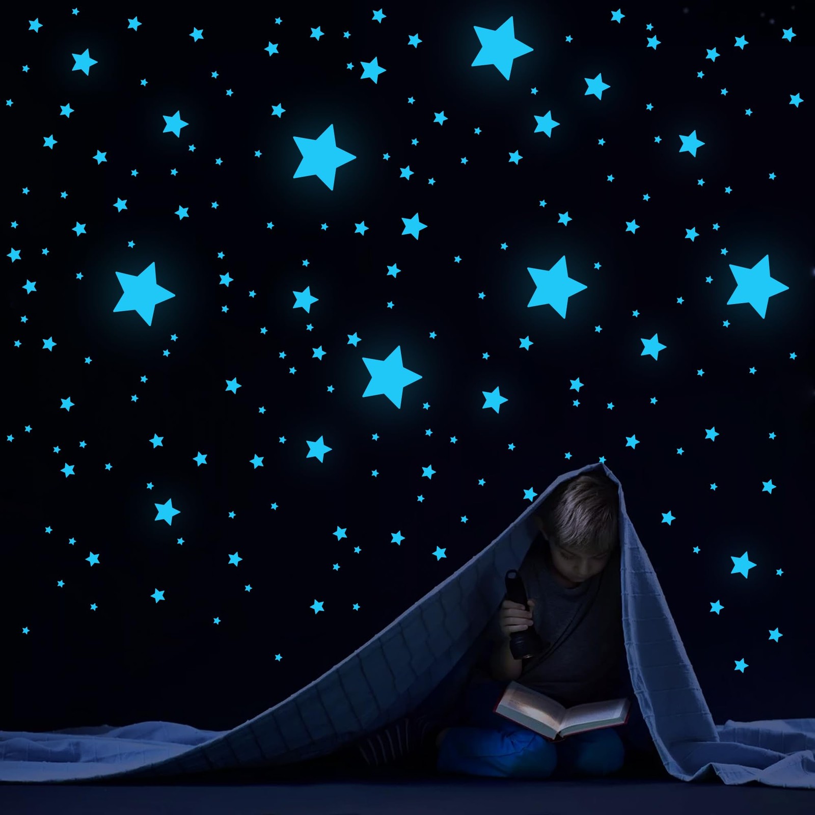 421Pcs Glow in The Dark Stars Ceiling Stars Glow in Dark Space