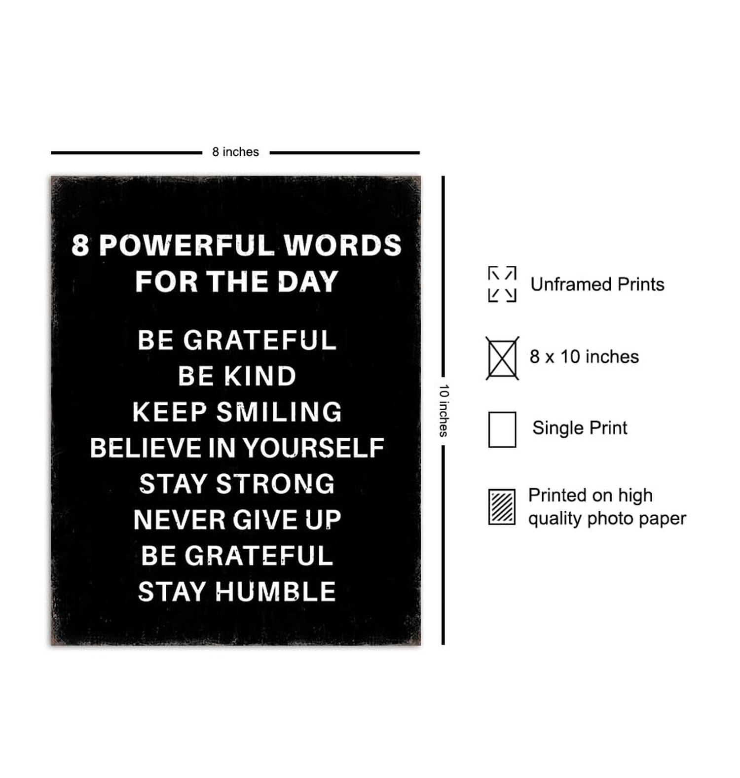 positive Quotes Wall Picture – Office Decorations – Home Office Inspiring Quo…