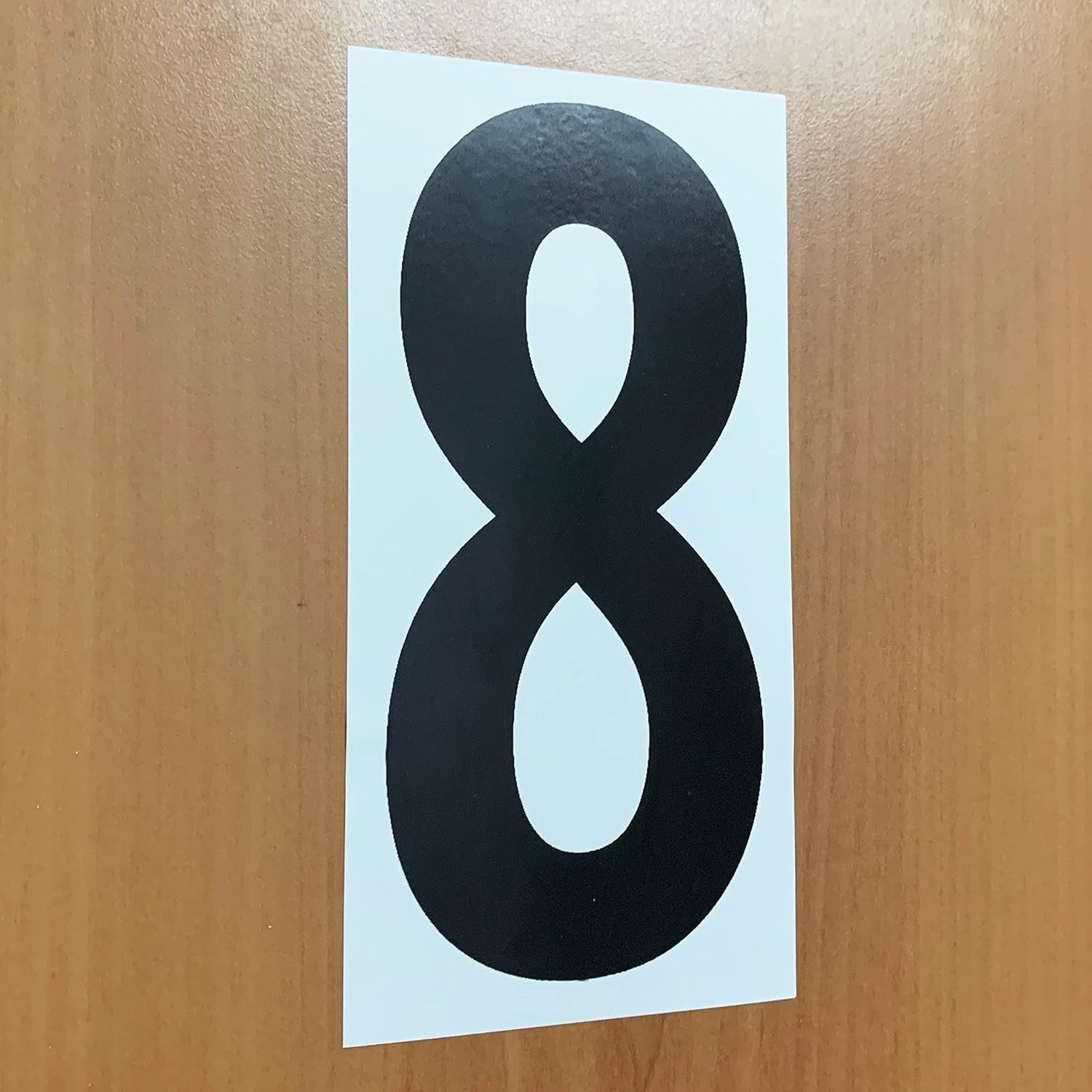 Versatile Waterproof Vinyl Number Stickers – 600 Black On White Decals, 1 inch