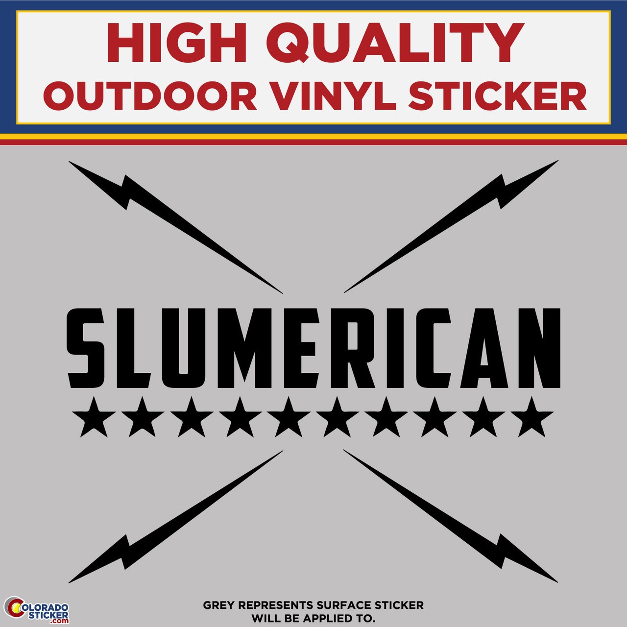 Yelawolf, Slumerican, Die Cut High Quality Vinyl Stickers