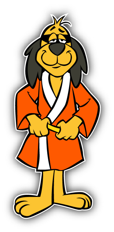 Hong Kong Phooey Cartoon Car Bumper Sticker Decal 5"x 2"