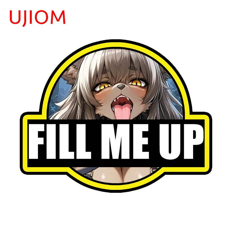 UJIOM Creative Furrry Fill Me Up Wall Stickers Fashionable Smart Home Solar
