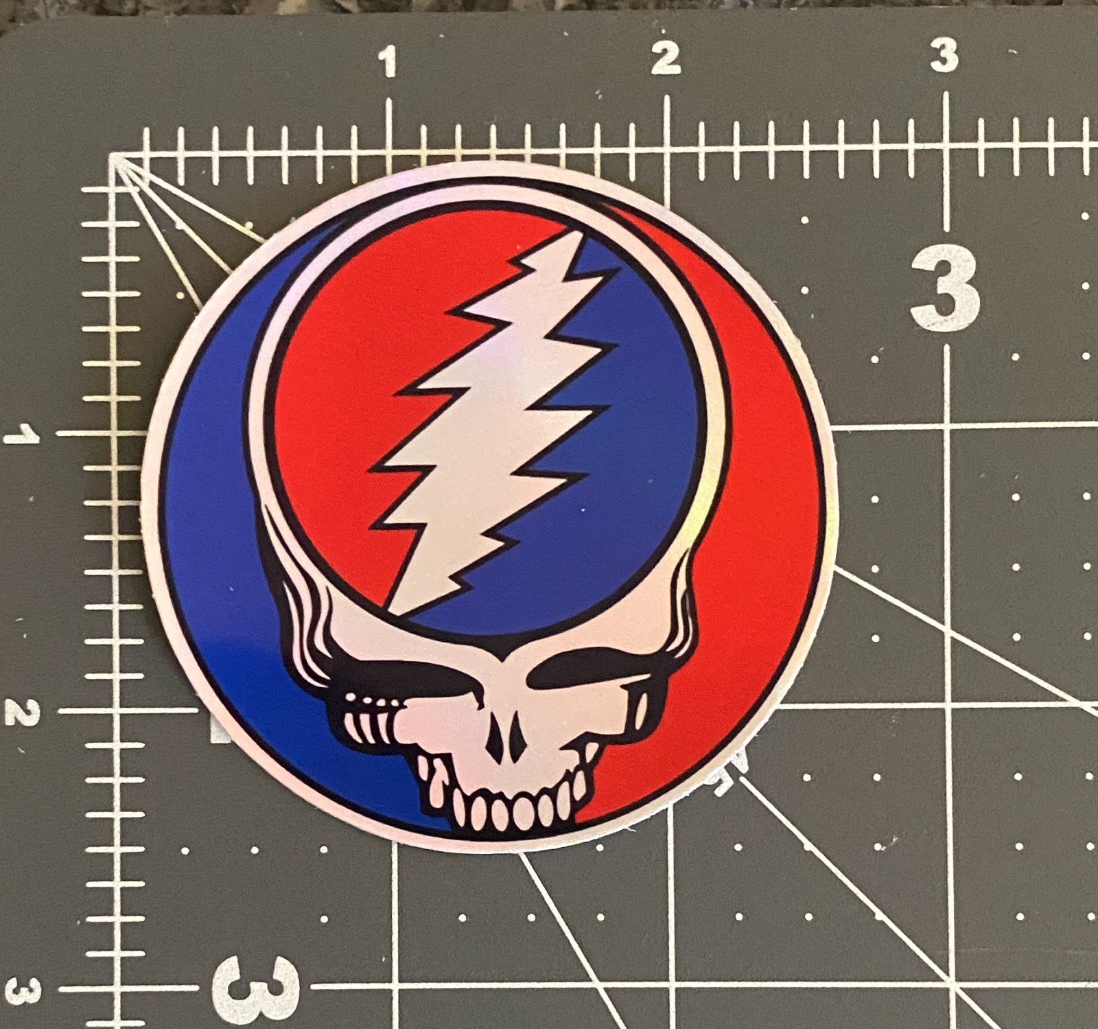 Grateful Dead Holographic Sticker – Waterproof Vinyl