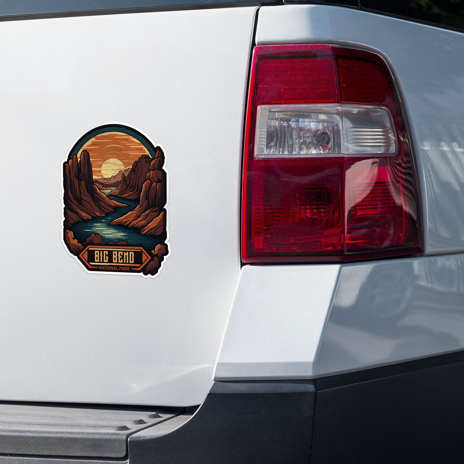 Big Bend National Park Sticker Vinyl Car Bumper Decal