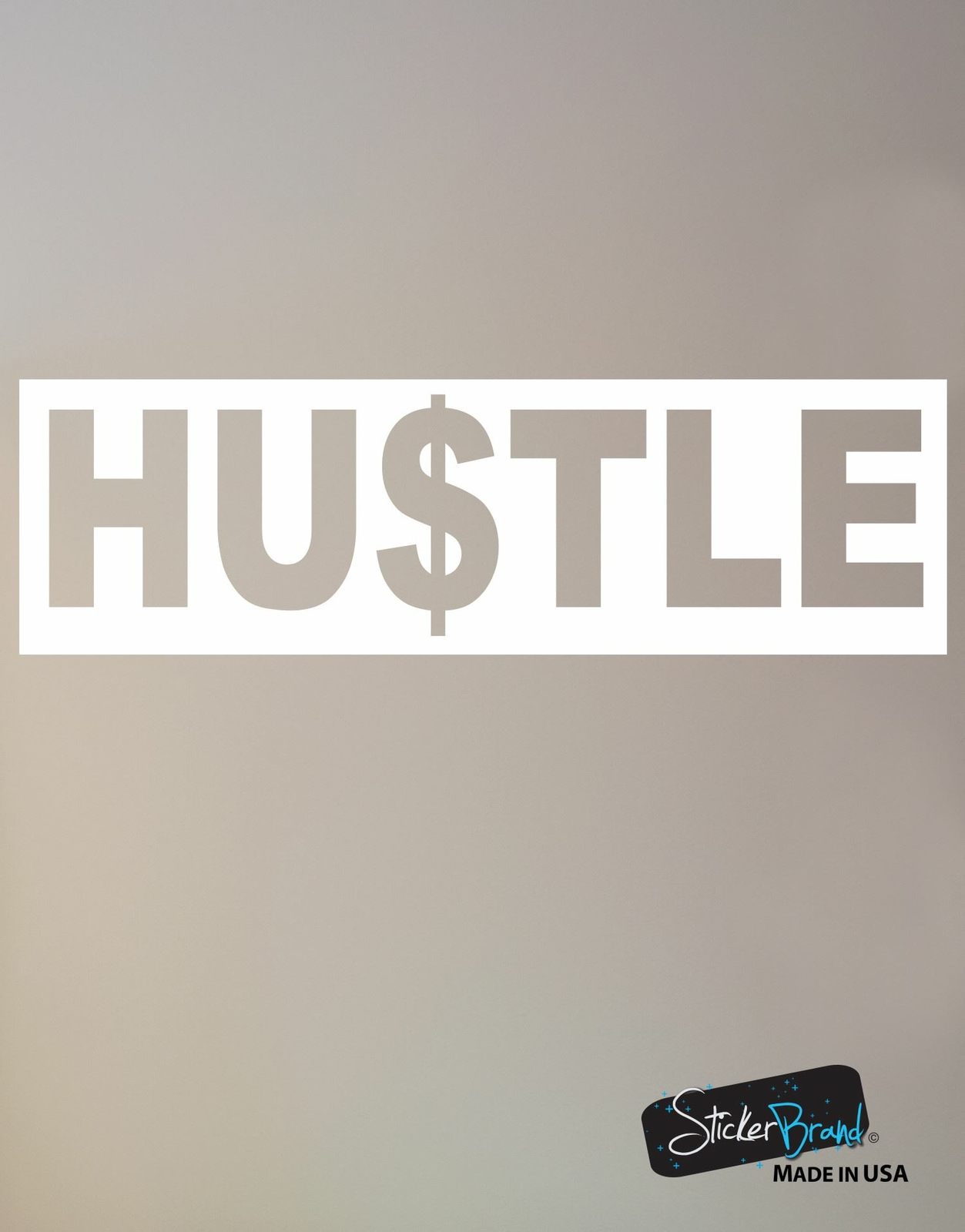 Hustle Motivational Quote Vinyl Wall Decal Sticker #6059