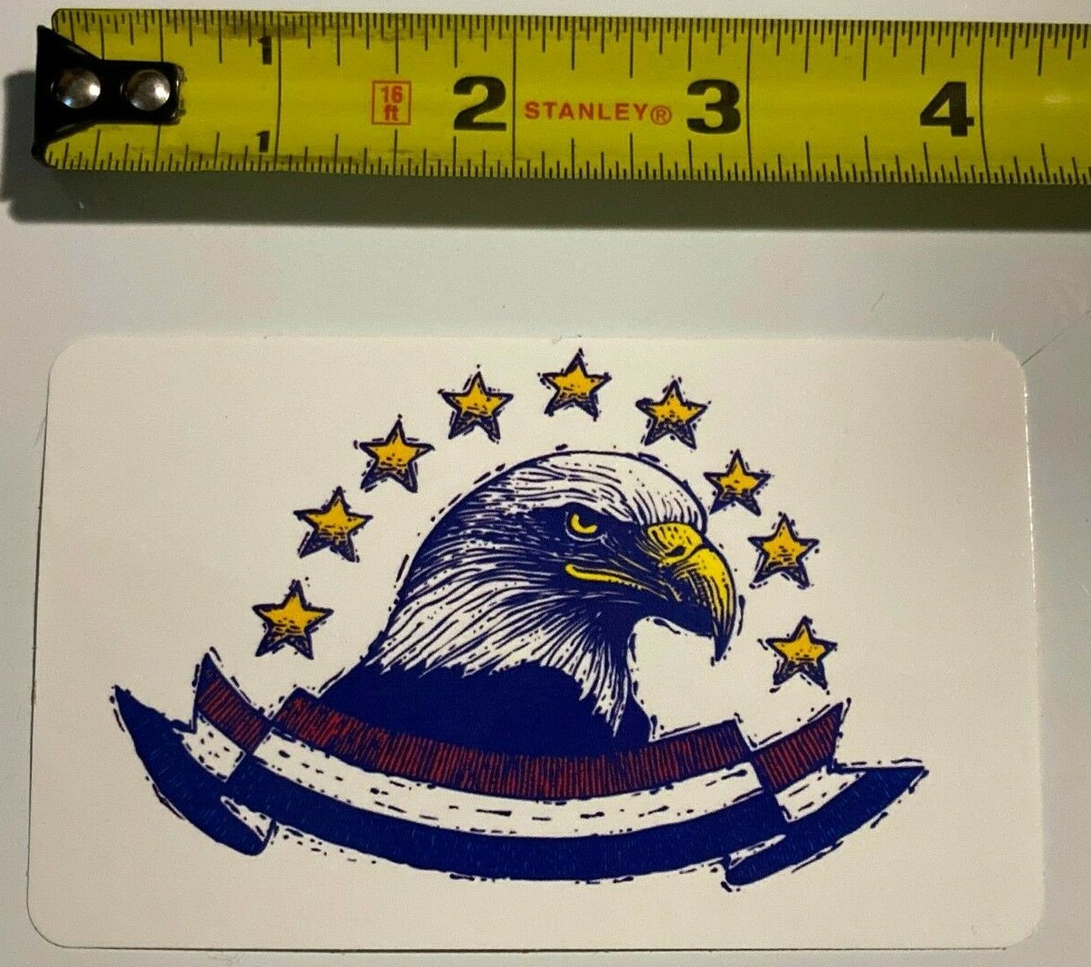 US Flag Patriotic Series Stickers Full Set of 7 Vending Machine Decals God Bless
