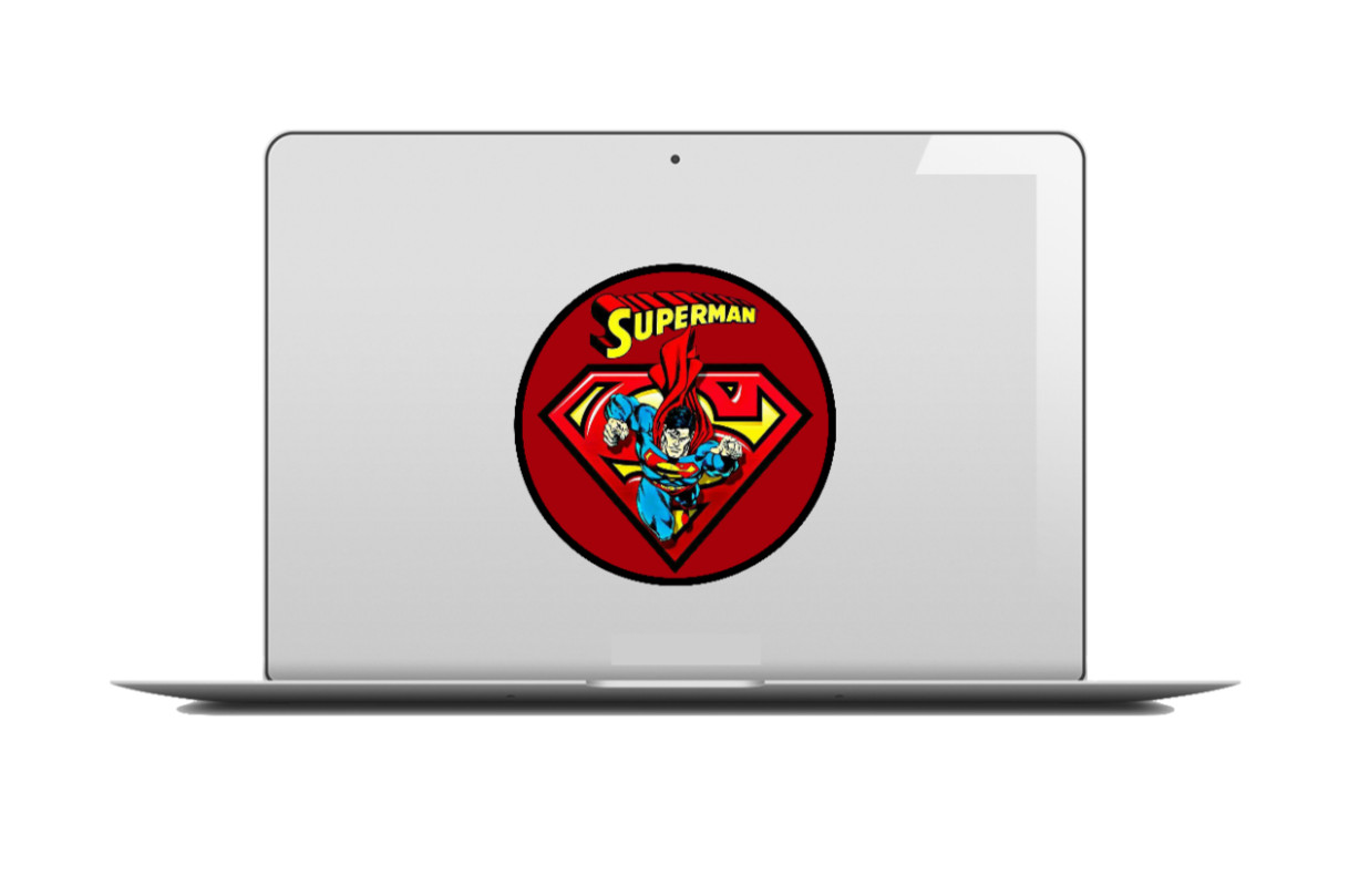 Superman (Red) – 4" Vinyl Decal Sticker Car Cooler Laptop Truck Smoker Trailer