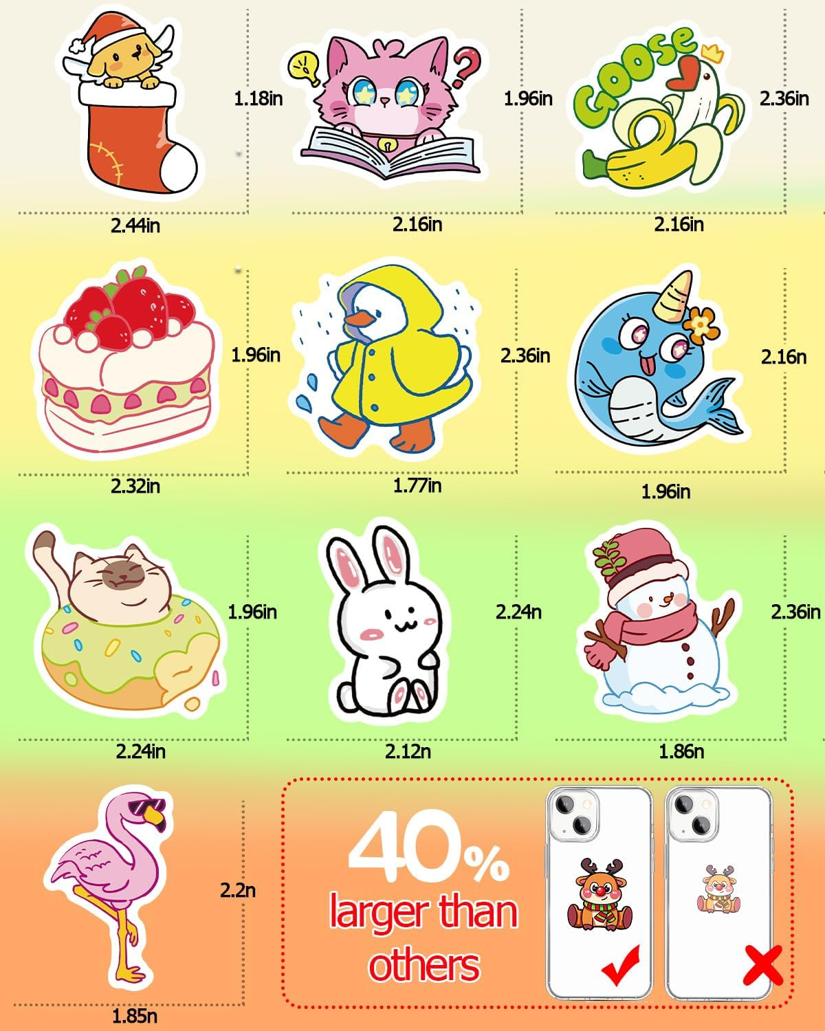 Stickers for Kids, 600Pcs Cute Water Bottle Stickers for Teens, Vinyl Waterproof