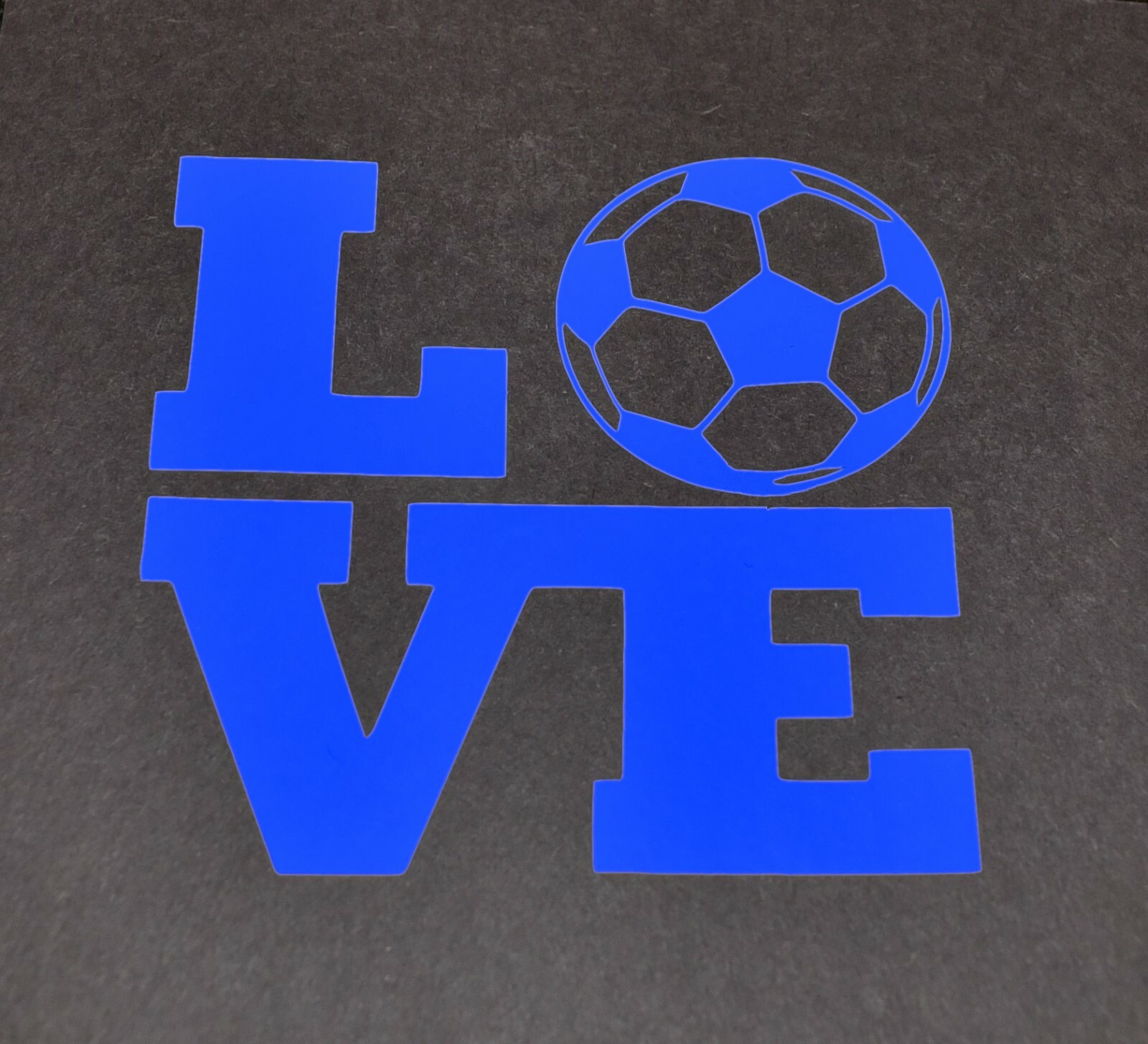Soccer Love CNC cut Decal Vinyl Sticker – 6 colors!