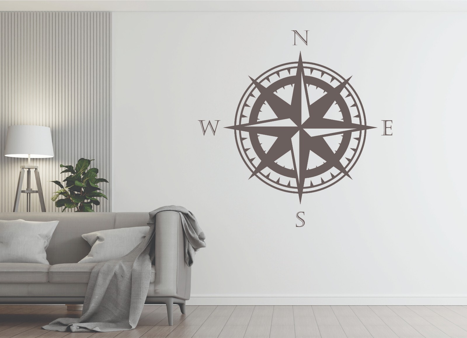 Vinyl Decal Compass Style #2 Transfer Sticker For Walls Vehicle RV Premium Vinyl