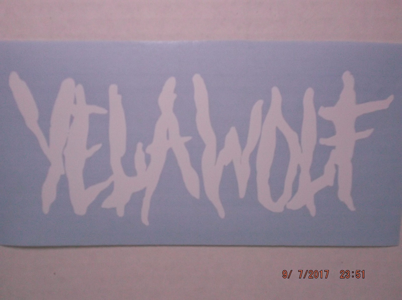 YELAWOLF Decal for Car, Truck, Laptop or Smooth Surface Approx 8" wide