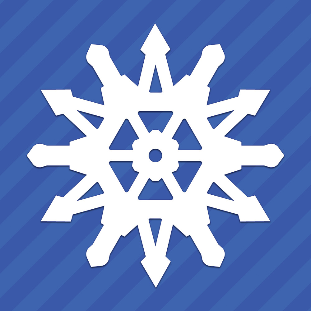 Snowflake Vinyl Decal Sticker