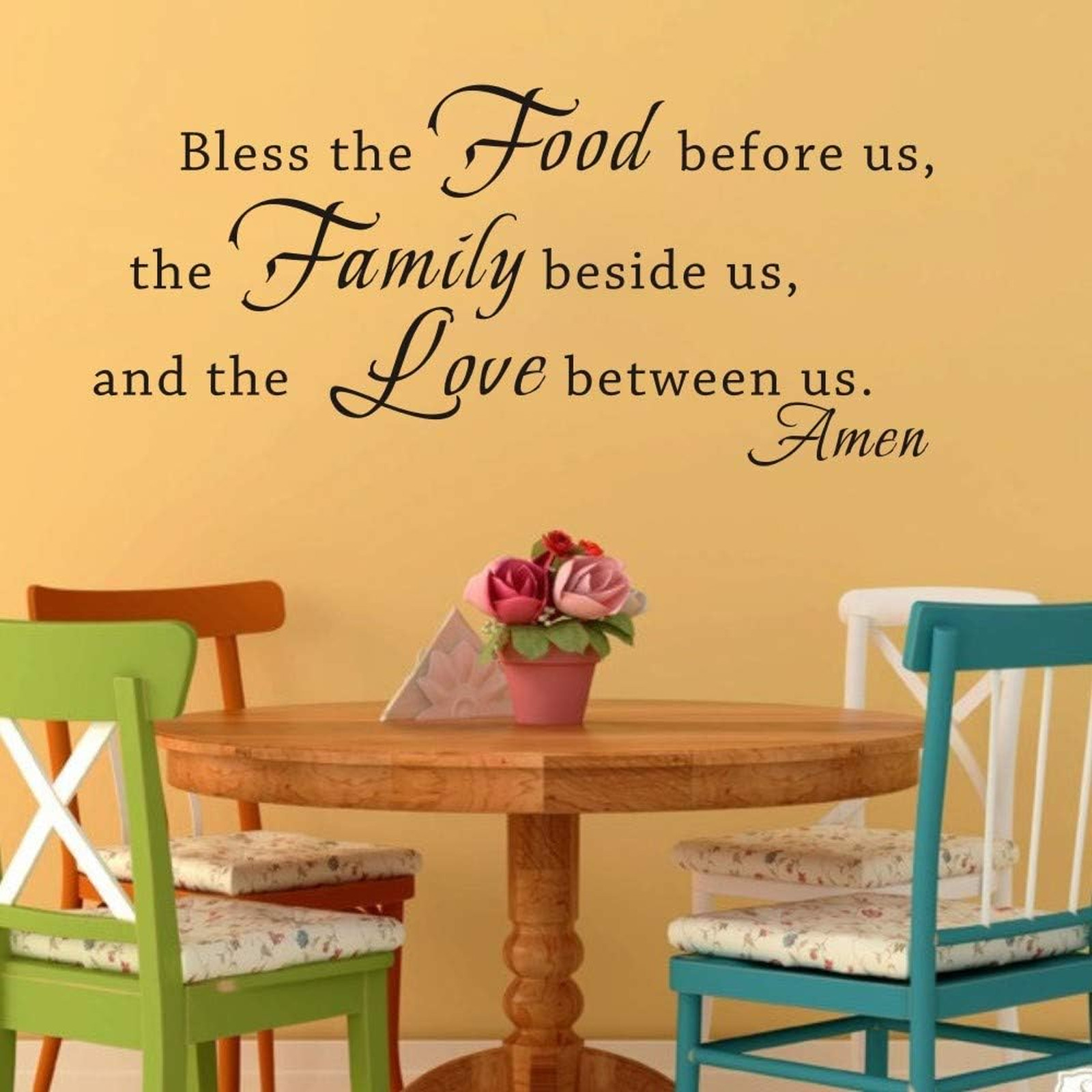 Kitchen Wall Decals Family Wall Decor Vinyl Stickers Dining Room Art Quotes