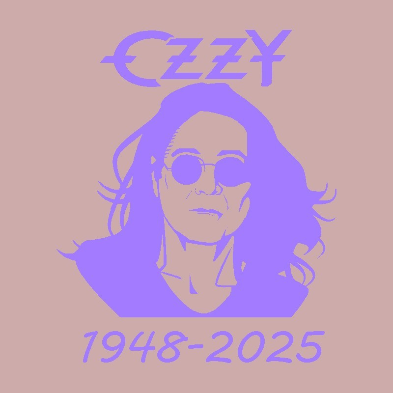 ozzy osbourne Five inch vinyl self adhesive car window/laptop sticker