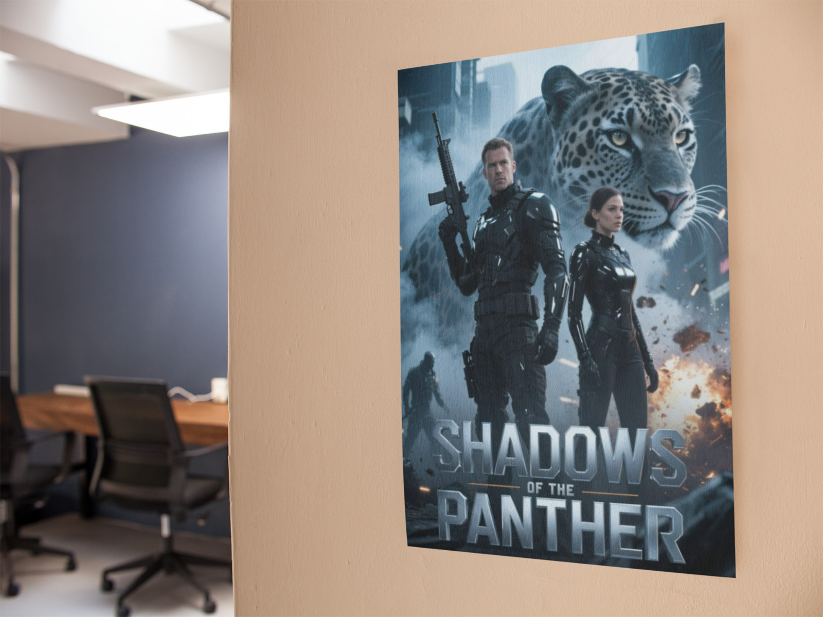 Shadow Panther Movie Style Wall Vinyl Decal Poster Print Removable Adhesive