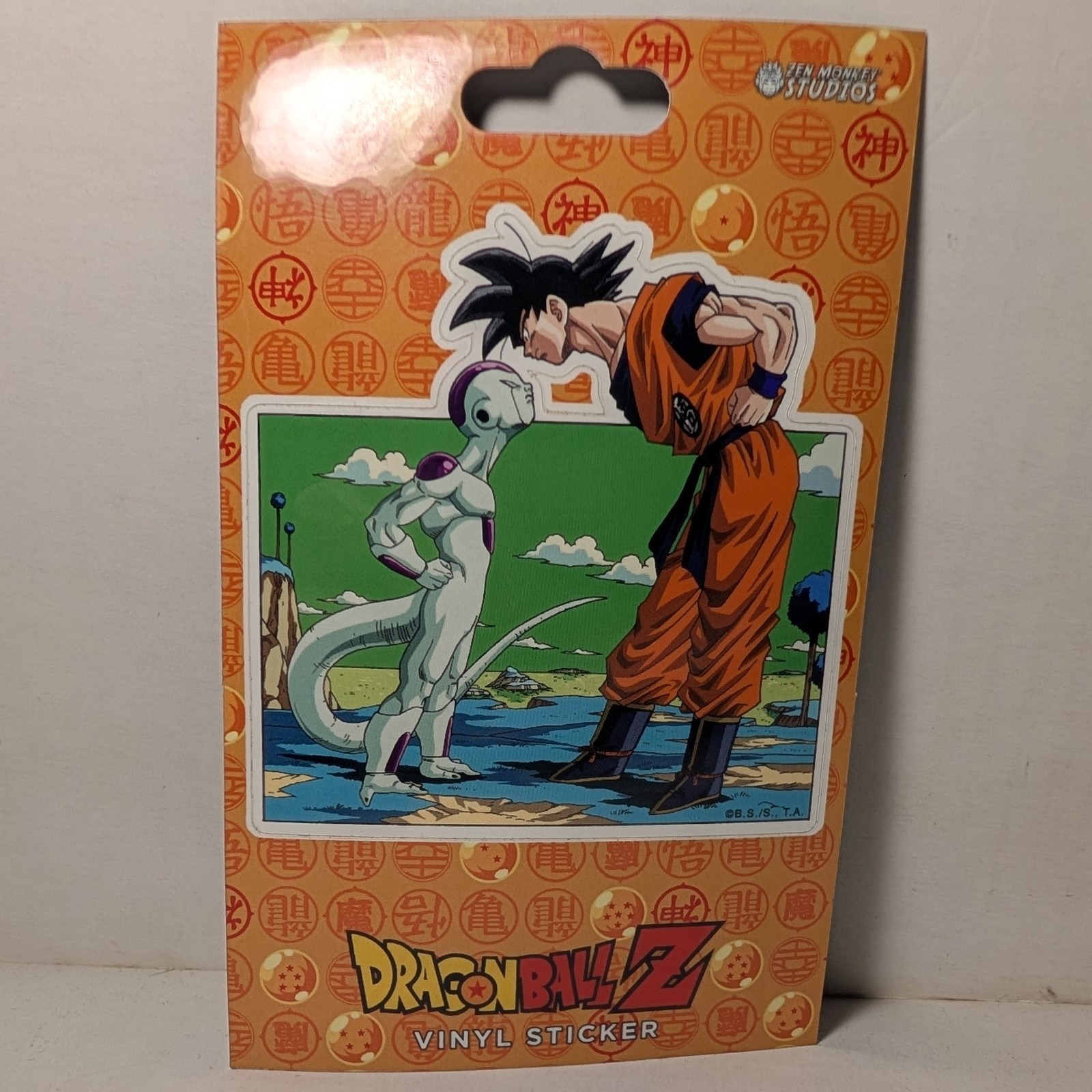 Dragon Ball Z Goku Vs Freiza Sticker Official Collectible Vinyl Decal