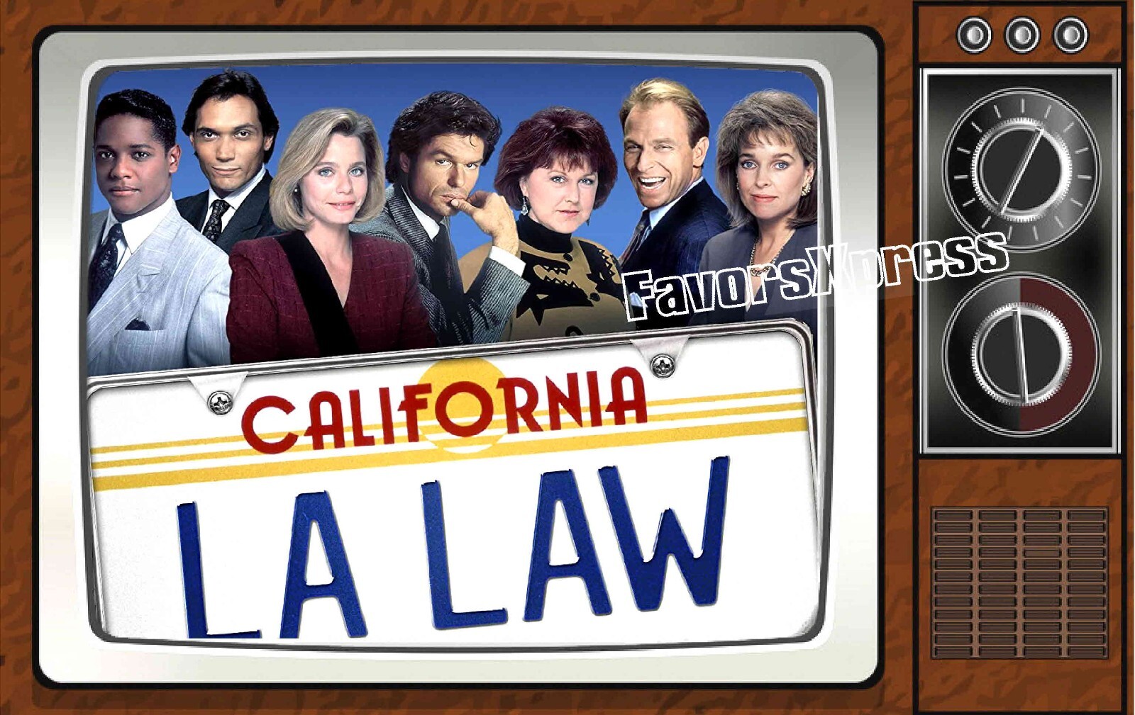 LA Law Classic TV Show PHOTO MAGNET 4 X 2.5 INCHES