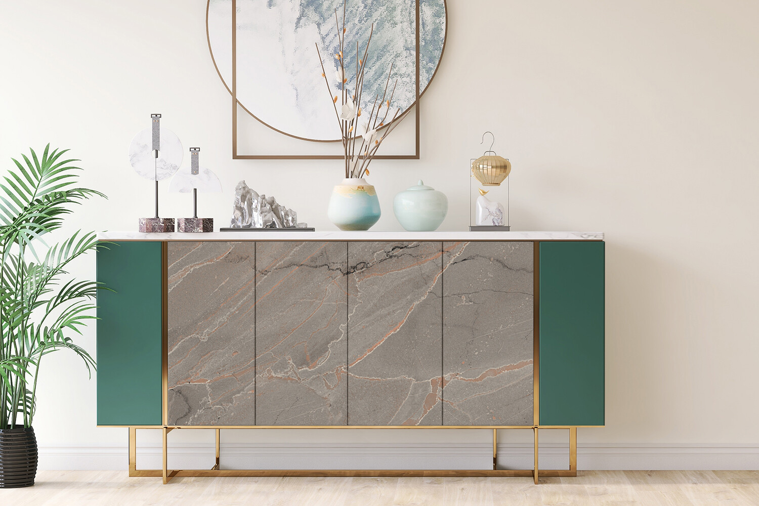 Worktop Covering Furniture Stickers Self Adhesive Vinyl Wrap Grey marble 100×50