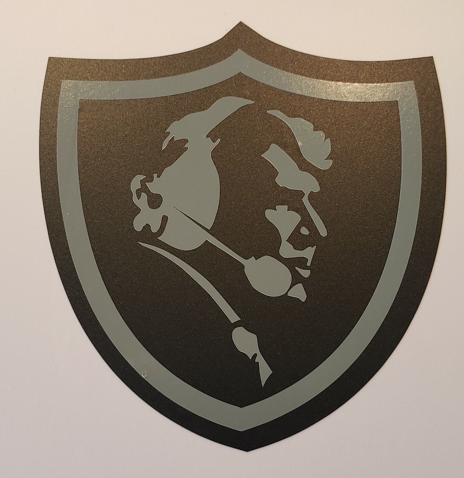 John Madden Raiders Memorial Sticker / Decal – Matte Black AND Glossy Gray