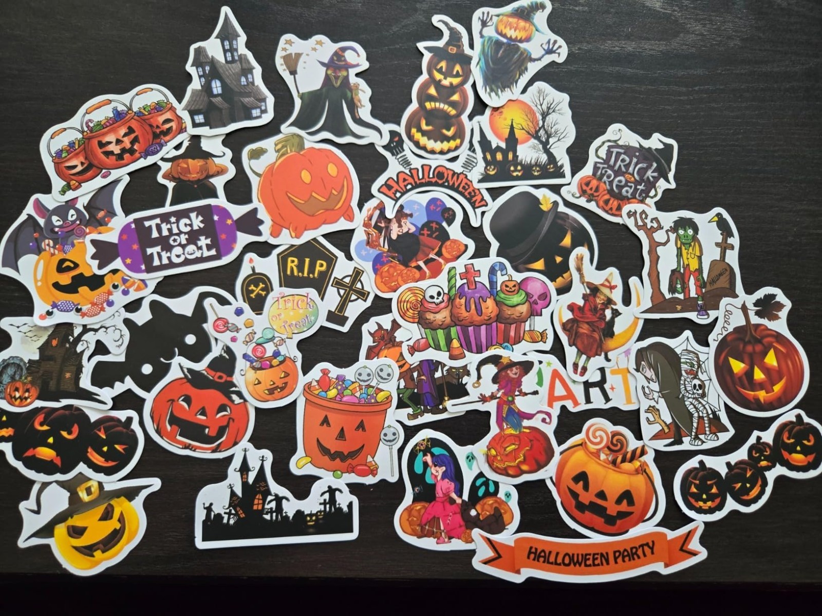 Halloween Mix Sticker Lot 100 Stickers Horror Kids To Adults Something For All!
