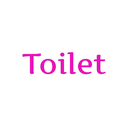 Toilet Entrance Sign Sticker for Bathroom Restroom Washroom WC Door Wall Decal
