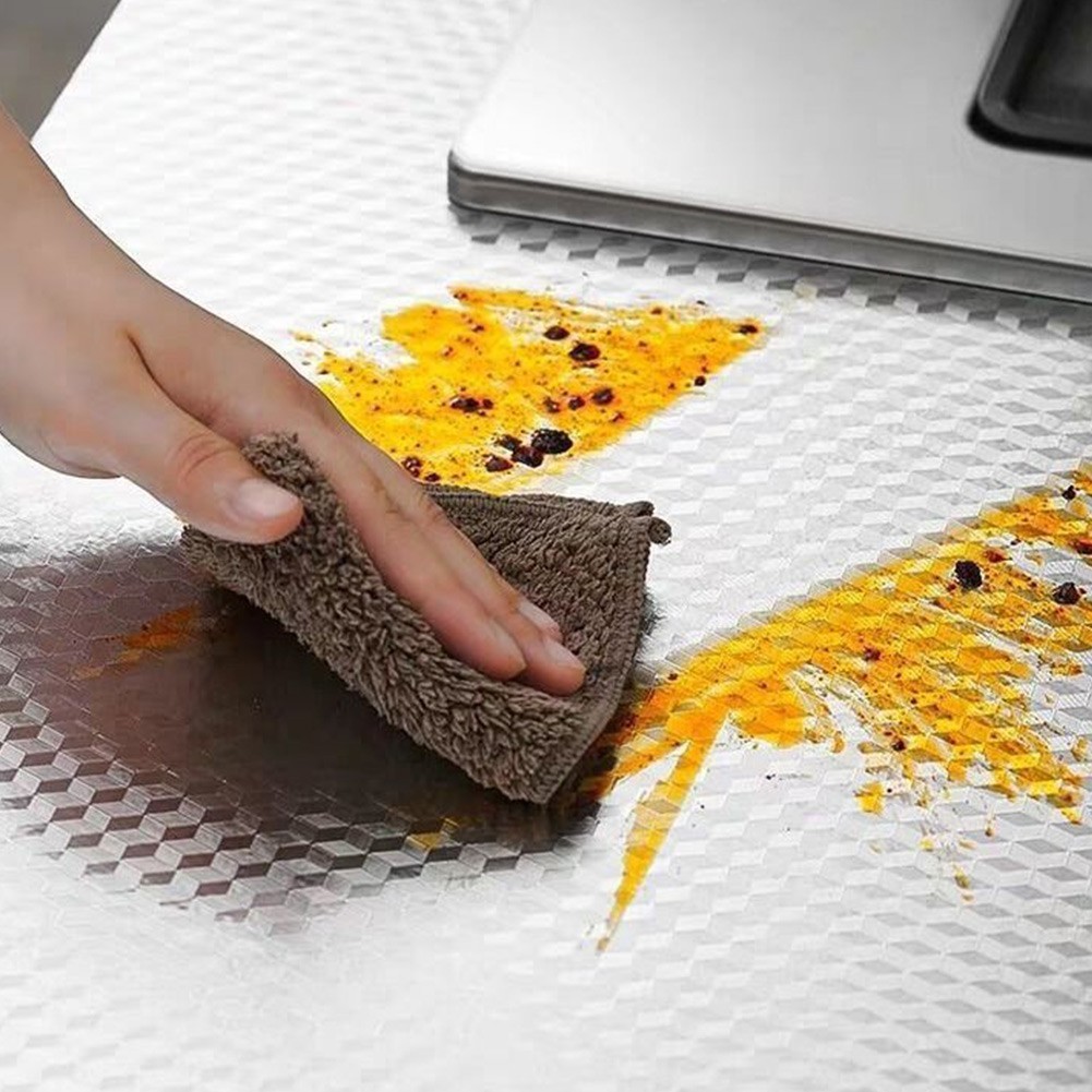 Easy to Apply Kitchen Countertop Sticker Oilproof & Waterproof 5M Length