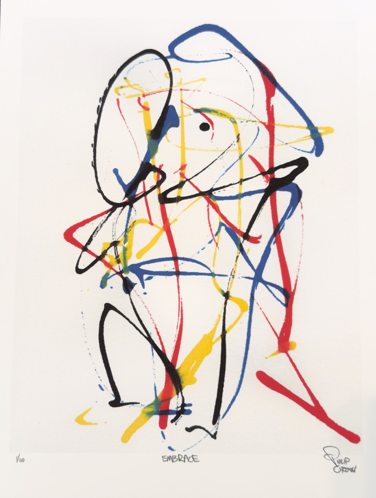 Original Abstract Art – "Embrace"