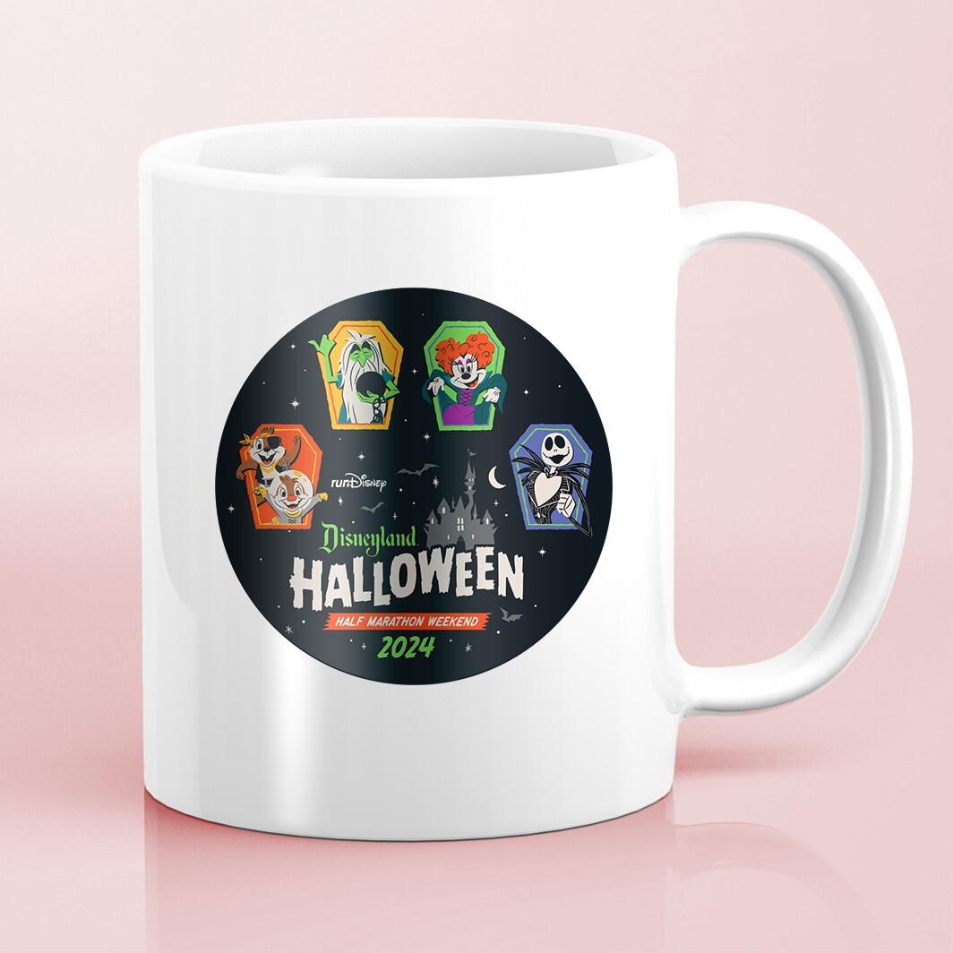 Disneyland Halloween Half Marathon Weekend 2024 Generic Water Bottle Sticker