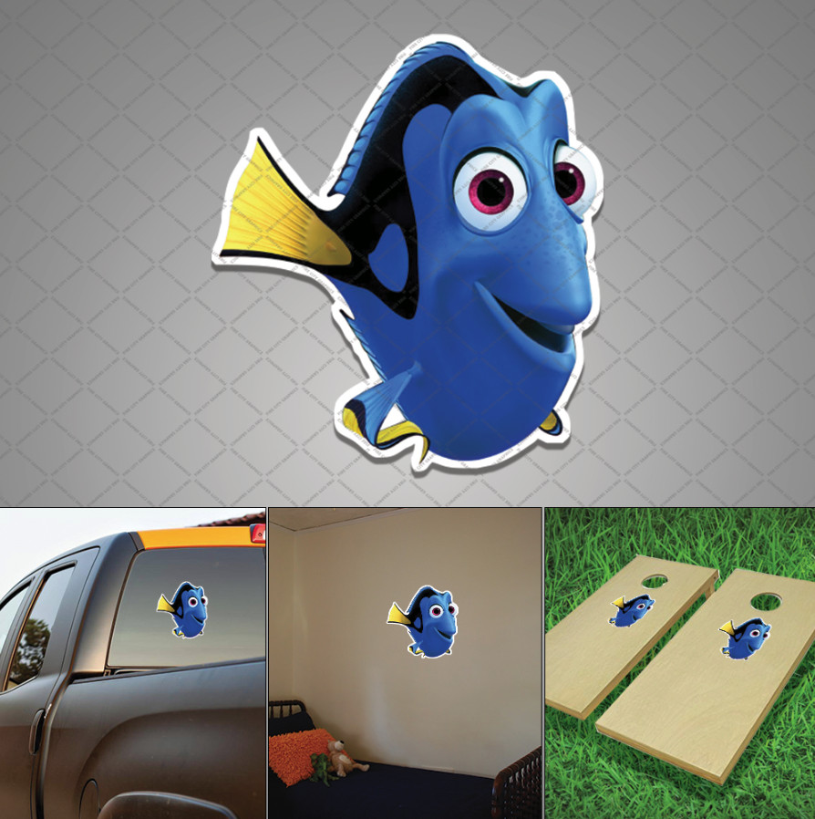 Finding Dory Vinyl Decal Sticker for Windows Wall Bumper Car Truck Kids Notebook