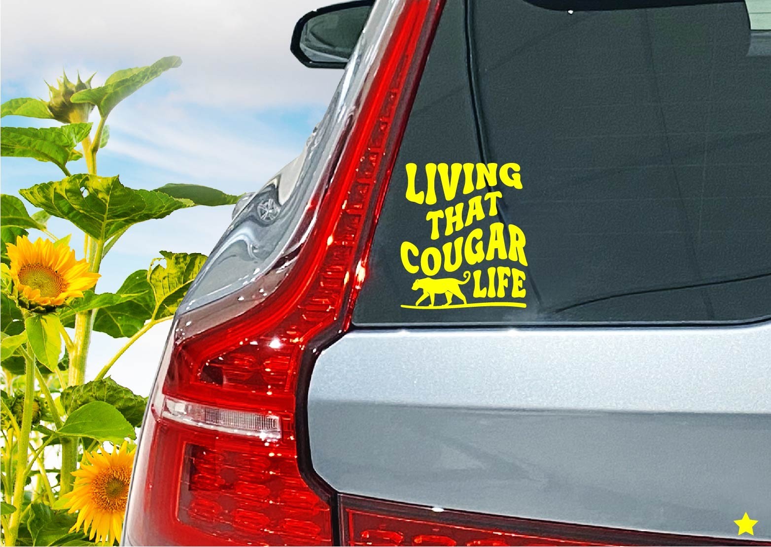 Living That Cougar Life Decal Sticker Prowl Mature Women Funny Dating Gift Men
