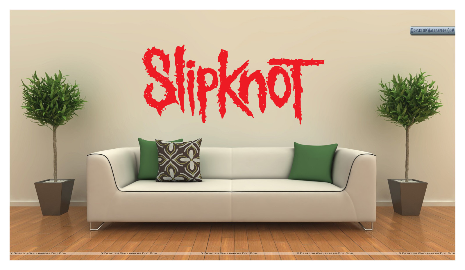 Slipknot LOGO 36" WIDE LARGE WALL VINYL DECAL – YOUR CHOICE OF COLOR – REMOVABLE