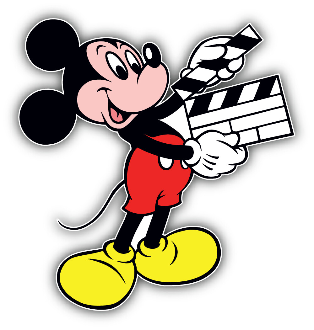 Mickey Mouse Cartoon Film Sticker Bumper Decal – "SIZES"