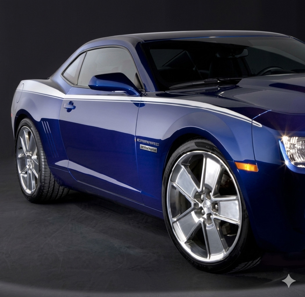 Side Stripes Decal Fits: Camaro 2010 – 2015 LS SS LT Graphic on 3M Vinyl