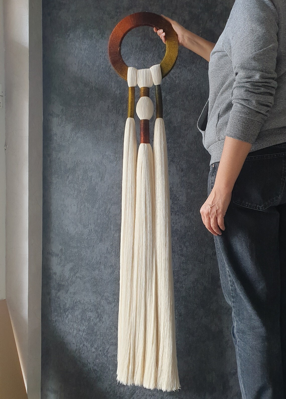 Boho woven wall hanging, woven tapestry designs, large macrame wall hanging,