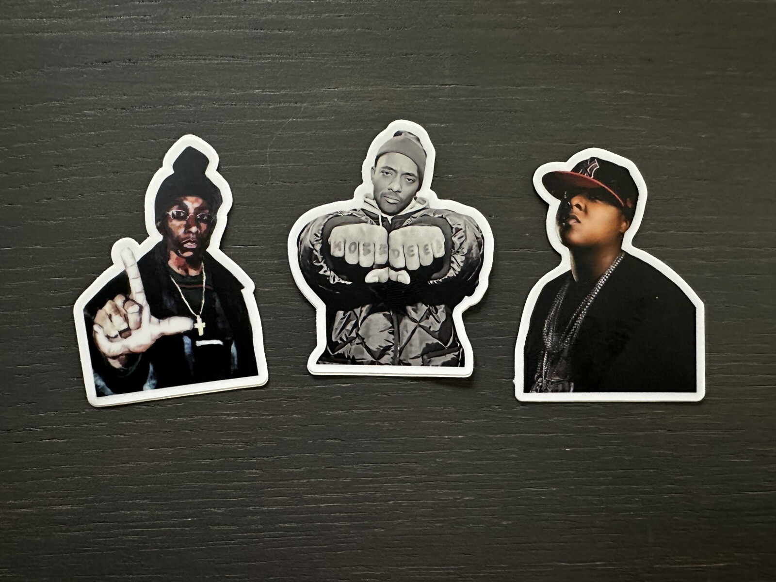New York Rappers Pack (3) Hip Hop Vinyl Stickers Very High Quality Hip Hop 3”