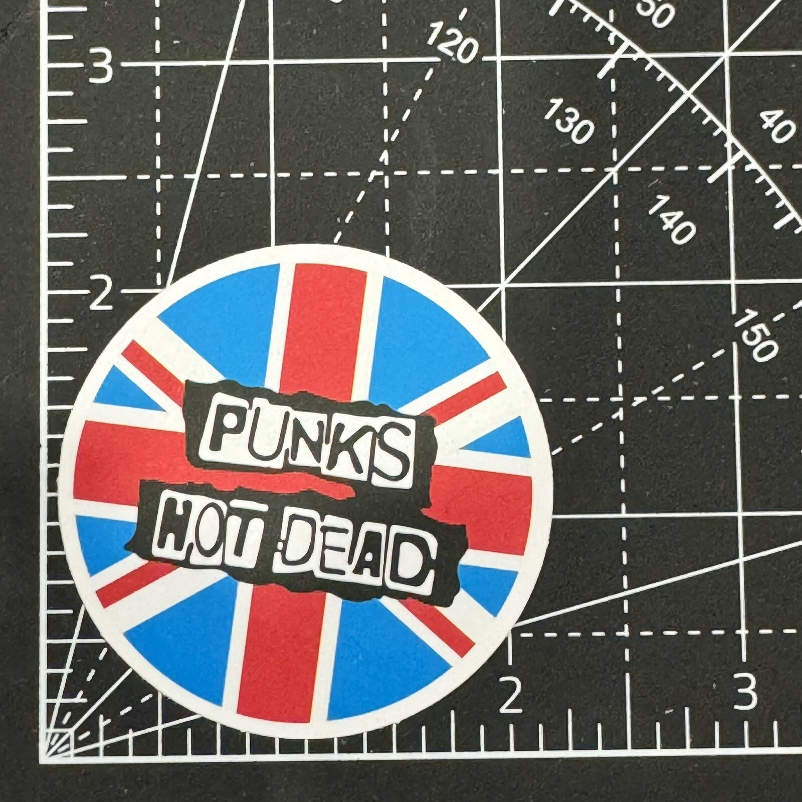 Punks Not Dead – UK Logo Band – Sticker Bomb Vinyl Decal EMO Rage