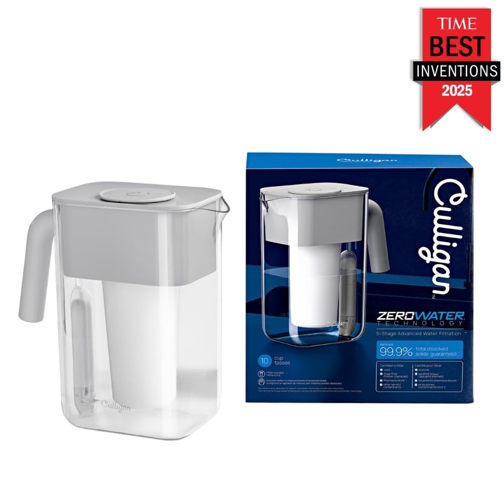 with ZeroWater Technology 10-Cup Water Filter Pitcher – In… Fas