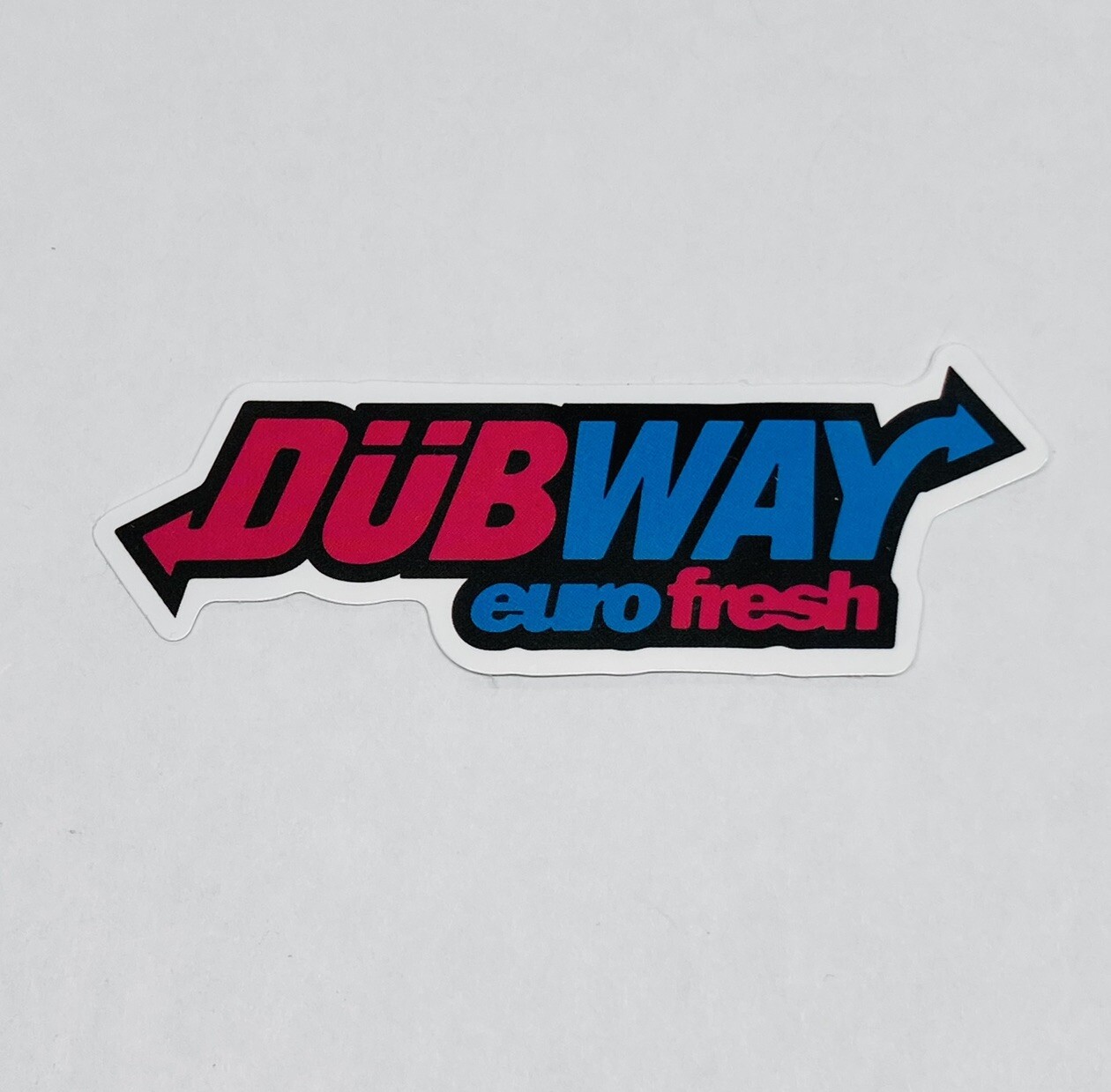 Dubway Euro Fresh Racing Vinyl Decal Sticker Car Window Wall Bumper Tc6