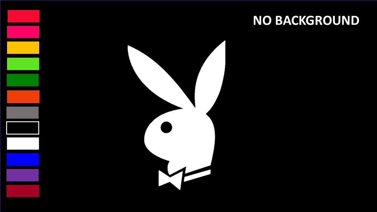 PLAYBOY BUNNY, Decal Stickers for Cars, Windows, Laptops, Wall, Tablets, Boats