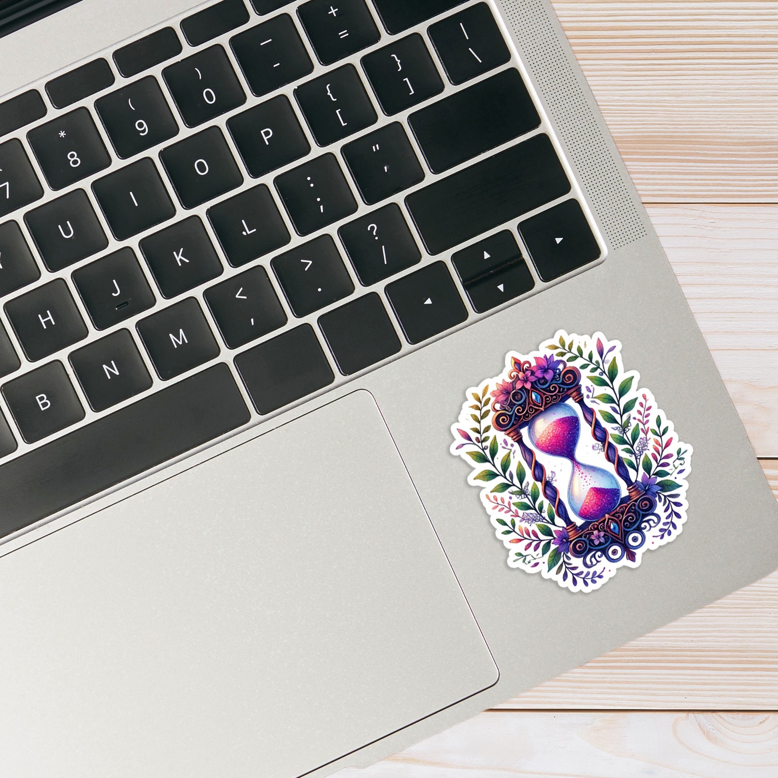 Gothic Hour Glass – Vinyl Decal Sticker – Car Window Laptop – #1132