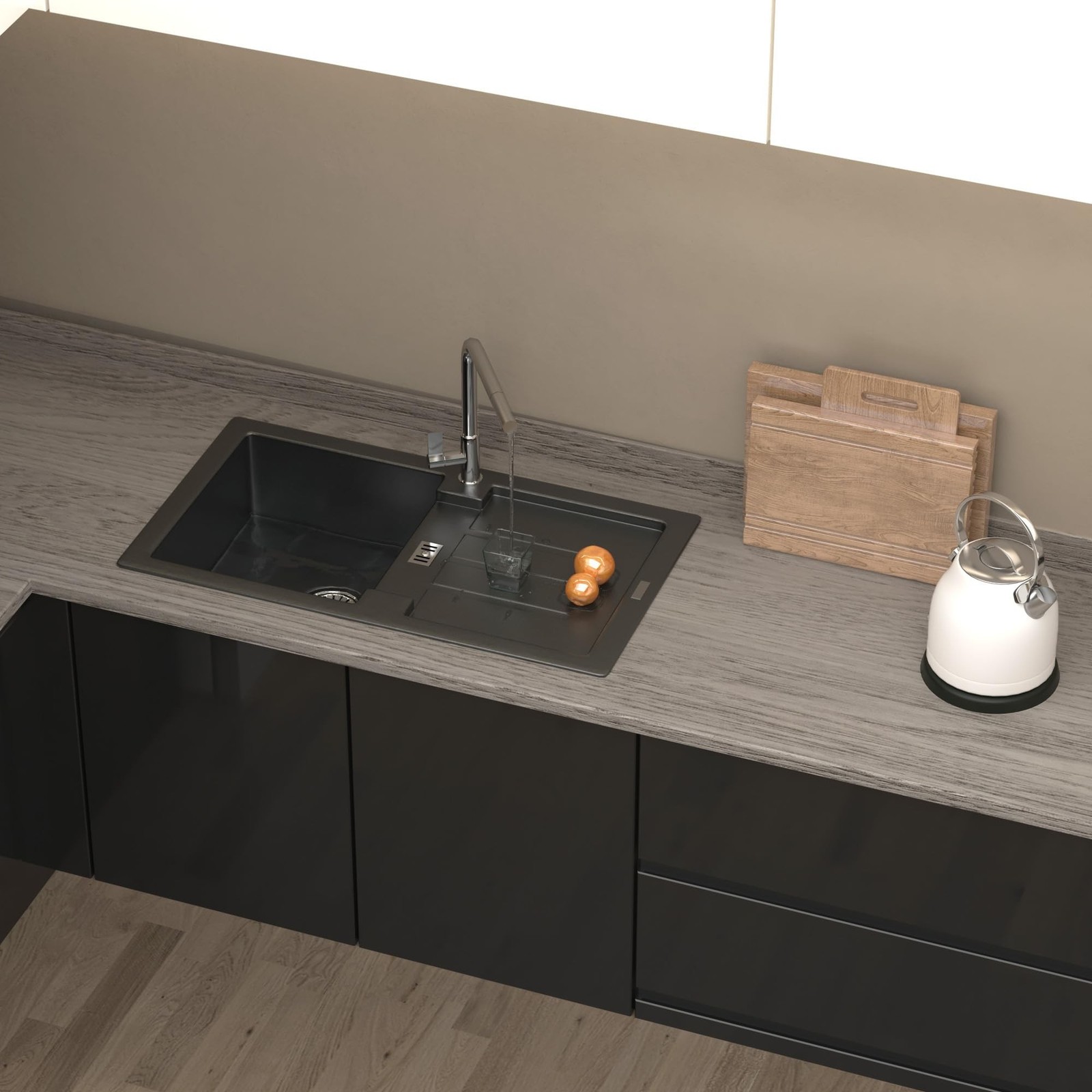 Light Wood Contact Paper for Cabinets Wood Grain Vinyl Wrap Grey Wood Wallpap…