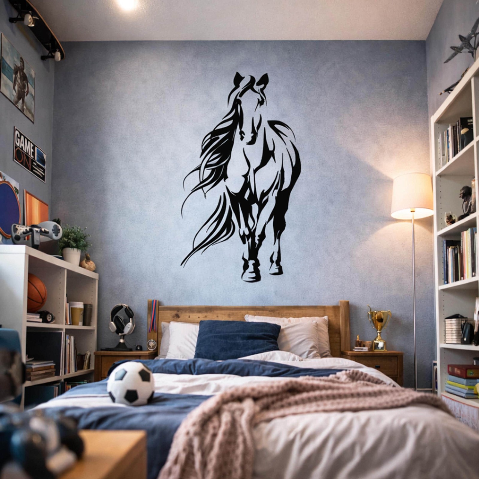 Minimalist Horse Decal | Full Body Line Art