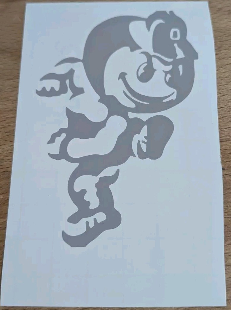 Ohio State Buckeye Brutus vinyl decal
